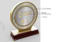 A presión la forma redonda de los trofeos de encargo del premio de la fundición para las actividades económicas