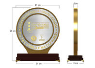 A presión la forma redonda de los trofeos de encargo del premio de la fundición para las actividades económicas