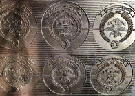 Trofeo por encargo de la forma redonda, moneda aumentada de la insignia del ejército del metal del logotipo