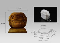Taza de encargo material del trofeo de la resina, tazas del trofeo de la antigüedad del estilo del modelo físico