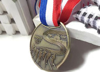 medallas de encargo de los deportes del diámetro de 60m m, acabadoras del maratón del 10km que funcionan con las medallas del premio