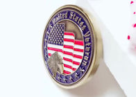 Estilo de encargo militar del veterano de Estados Unidos de las medallas de los deportes con el símbolo de Eagle