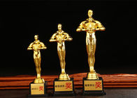 El premio de la situación del metal ahueca el tipo base de madera de los trofeos para el logotipo de encargo de Óscar aceptado