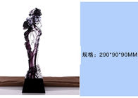 El diseño abstracto especial coloreó la taza del trofeo del esmalte, premios de encargo bajos cristalinos del trofeo