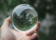La decoración cristalina transparente de la bola de cristal hace el diámetro de 2 a mano - de los 30cm opcional