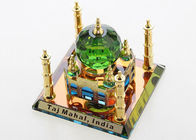 La reproducción cristalina miniatura 80*80*70m m del Taj Mahal para el viaje conmemora