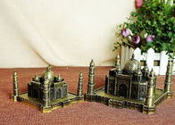 Reproducción famosa de la India el Taj Mahal del modelo del edificio DIY de los regalos materiales del arte del metal