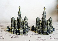 Modelo electrochapado antigüedad de los edificios del Kremlin de los regalos del arte del servicio de encargo DIY
