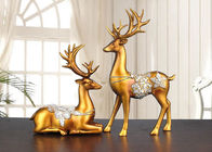 Los artes de la resina del reno de la Navidad y los artes se dirigen/el uso de la decoración del hotel