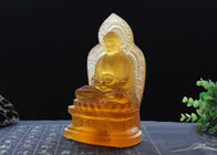 Figura muy coloreada de Buda del esmalte para el altar y los textos de encargo de la adoración aceptados
