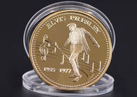 Medallas famosas del evento personalizado del metal de la estrella de Elvis Presley de la moneda del recuerdo de la música rock
