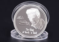 Medallas famosas del evento personalizado del metal de la estrella de Elvis Presley de la moneda del recuerdo de la música rock