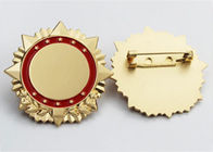 Badge el tipo cinc de las medallas/material grabados aduana de la aleación de la lata para el servicio militar