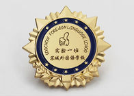 Badge el tipo cinc de las medallas/material grabados aduana de la aleación de la lata para el servicio militar