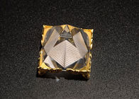 Tamaño modificado para requisitos particulares premios materiales blancos del cristal K9 con el oro con base metálica