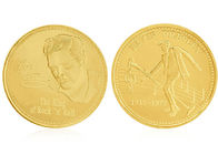Material de cobre amarillo de las medallas de encargo color platas de los deportes del oro como moneda conmemorativa en actividad