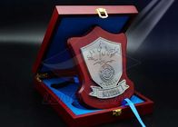 Decoraciones de Square Custom Trophy Awards Wood Gift Box Package As Company