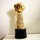 Premios de oro del personal de Fist Trophy Company del polyresin del regalo del recuerdo