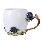 Diámetro artes o regalos caseros de cerámica de las decoraciones de la taza de café de 3,2 pulgadas