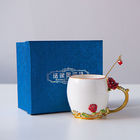 Diámetro artes o regalos caseros de cerámica de las decoraciones de la taza de café de 3,2 pulgadas