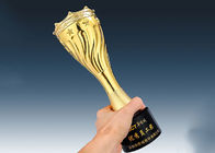 aduana plateada oro del trofeo de la taza del metal 18K con el modelo de estrella para la taza de la liga