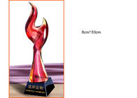 la altura de los 35cm coloreó servicio de encargo del logotipo de los trofeos de las tazas del premio del esmalte aceptado