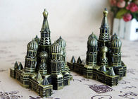Modelo electrochapado antigüedad de los edificios del Kremlin de los regalos del arte del servicio de encargo DIY