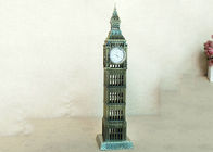 Material famoso del hierro de la estatua del reloj de Londres Big Ben de la decoración DIY de los regalos caseros del arte