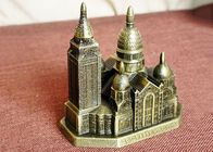 Catedral plateada bronce de Rusia de los regalos del arte del recuerdo DIY del modelo de la arquitectura de Cristo