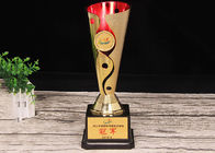 La taza plástica del trofeo del ABS colorido de la galjanoplastia crea para requisitos particulares y logotipo aceptado