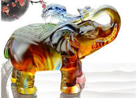 Las decoraciones caseras de gama alta hacen la estatua de la estatuilla a mano de los elefantes para la oficina/la decoración casera