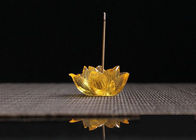 Colores de la hornilla de incienso de los artes de las decoraciones del hogar del diseño floral de Lotus tres opcionales