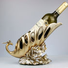 Artes de la decoración de la resina/tenedor de botella plateados de vino como amigo/regalo del negocio