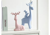 La decoración de la resina del hogar/del hotel hace forma de los ciervos a mano de la resina sobre la familia animal