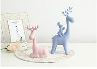 La decoración de la resina del hogar/del hotel hace forma de los ciervos a mano de la resina sobre la familia animal