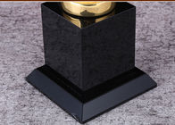 La altura personalizada el bronce de plata de la taza 330m m del trofeo del oro con 3D grabó la estrella