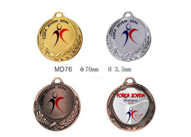 Cintas de encargo materiales de las medallas de los deportes de la aleación del cinc para la actividad de la empresa